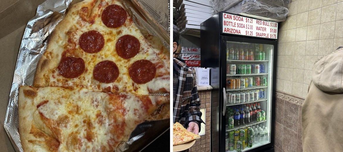 Dollar Slice Pizza Menu
